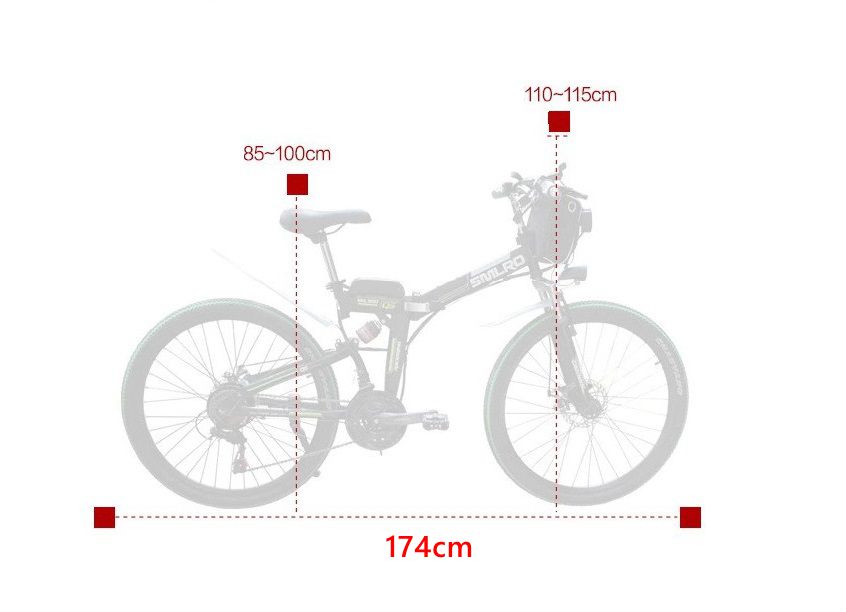 31MPH 26 Inch Folding Electric Bike With 1000W Rear Hub Motor