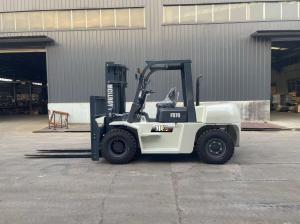 Quality FD80 Counterweight Forklift 8000kg 8 Ton Loading Weight With Isuzu 68G1 Engine wholesale