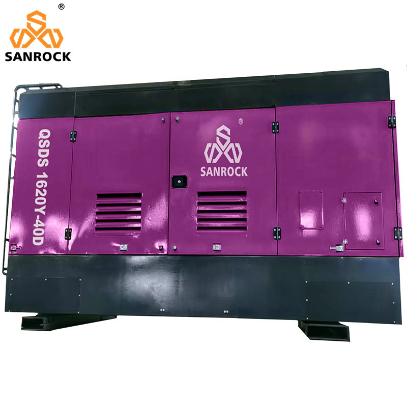 Diesel Screw Air Compressor Machine 34Bar High Pressure Screw Air Compressor For Sale