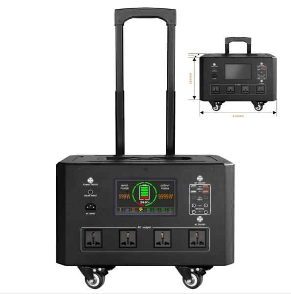 Leakage Protection Portable Solar Battery Charging Station 2.3KWH 3.3KW For Fast