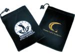 BSCI RoHS Jewelry Drawstring Pouch Flannel Velvet Bags Logo Printed