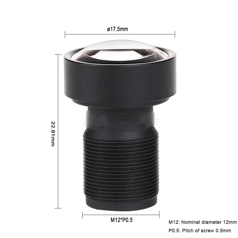 4K Lens 3.8mm Lens M12 16.0Megapixel 1/2.3" For Drones UAVS Racing Camera Quadcopter Sports Cameras Gopro Hero Xiaomi 