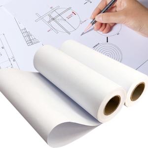 China Uncoated 80gsm Drawing Plotter Paper CAD Engineering Paper Roll on sale
