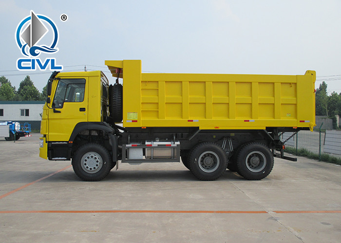 Ventral Lifting 10 Tires Heavy Duty Dump Truck / Howo 6x4 Tipper