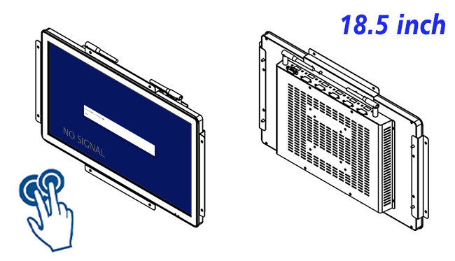 18.5-Inch Embedded Vision Terminal for Digital Advertising, Traffic Control Systems, Industrial Equipment, and Public Signage