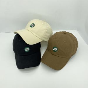 Quality Embroidered Numbers Simple Cotton Multi-color Baseball Cap for men wholesale