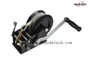 Quality Black Power Boat 2500lbs Manual Hand Crank Winch wholesale