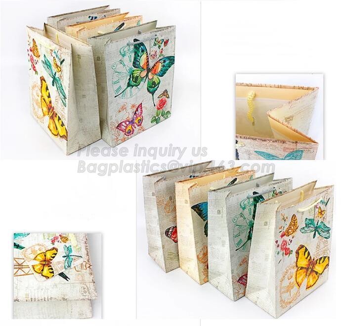 Foldable Custom Printed Gift Paper Bag Recycled Paper Bag Luxury,Promotional Printed Gift Paper Bag,Printed Gift Bag Pap
