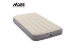 Customized Size Fancy Flocked Air Bed Blue / Black Color 135 * 85 * 45CM