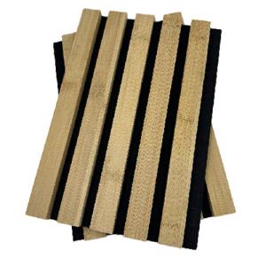 Quality 21mm Natrual Wood Veneer Wooden Grille Acoustic Wall Panel Solid Wood MDF wholesale