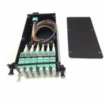 1550nm 0.5M 12 24 48 Core Mpo Lc Fiber Optic Patch Cord