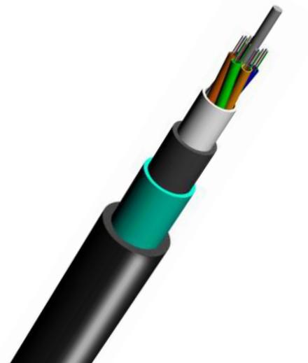 ​GYTA53 Double Jacket Double Armored Steel Tape and Aluminium Optical Fiber