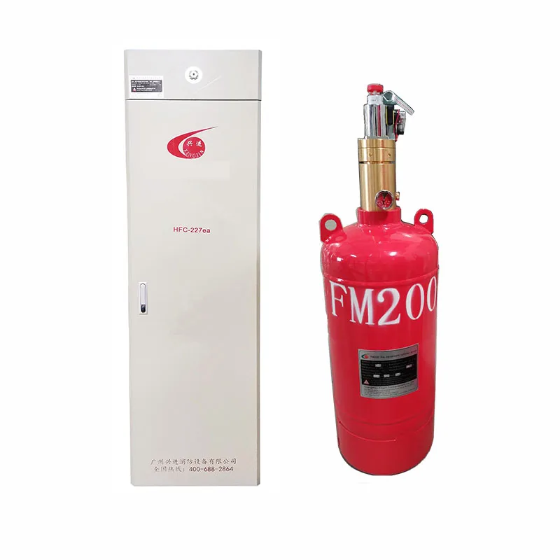 FM200 Cabinet Fire Suppression System 120L Capacity Enclosed Flooding AC 220V DC 24V 1A