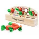 Baby Carrot Harvest Wooden Montessori Toys Matching Game