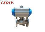 SS316 2PC Full Port Air Pneumatic Actuated Ball Valve Q641F JIS10K 50A