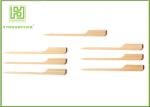Gun Shape Flat Bamboo Sticks Wooden Barbecue Skewers For Picnic Tasteless
