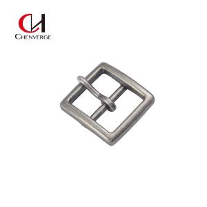 Quality Antirust Silver Square Center Bar Belt Buckles Multipurpose Zinc Alloy Material wholesale