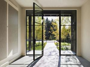 Quality TS8390 Insulated Glass 2mm Aluminum Casement Door wholesale