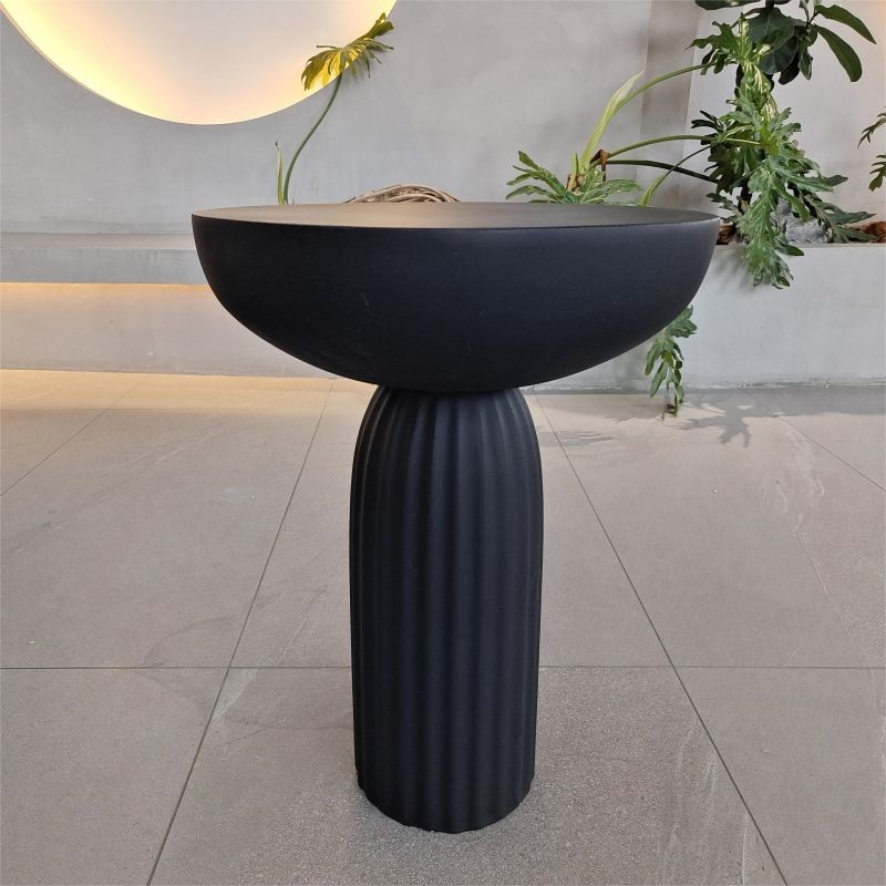 Custom GRC Concrete Table Furniture For Indoor Outdoor Garden Cement Furniture