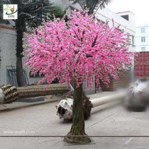 Quality UVG CHR026 Artificial plastic flower cherry blossoms for wedding decoration in China wholesale