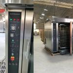 Tempered Glass Windows Gas Rotary Oven Commercial Combination Bakery Equipment