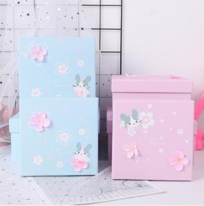 Quality Square Paper Lid And Base CMYK Printing Gift Box Packaging wholesale
