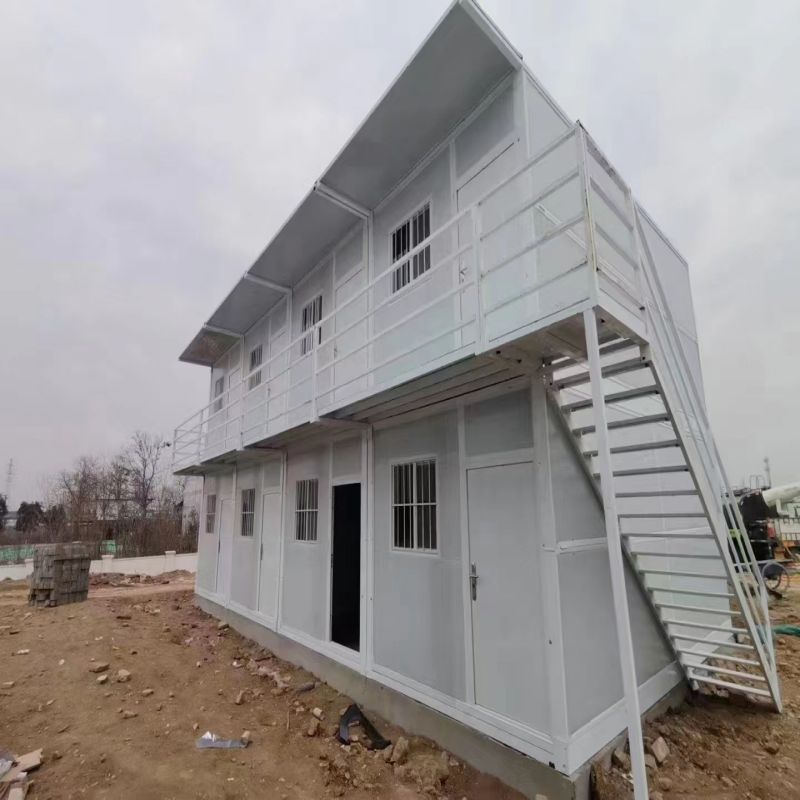 40ft Concrete Prefab Container Houses Assembled Fat Pack Design with Online Support