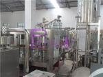 Coffee / Tea / Pulp Juice Bottle Filler Machine Silver Gray With Recycling