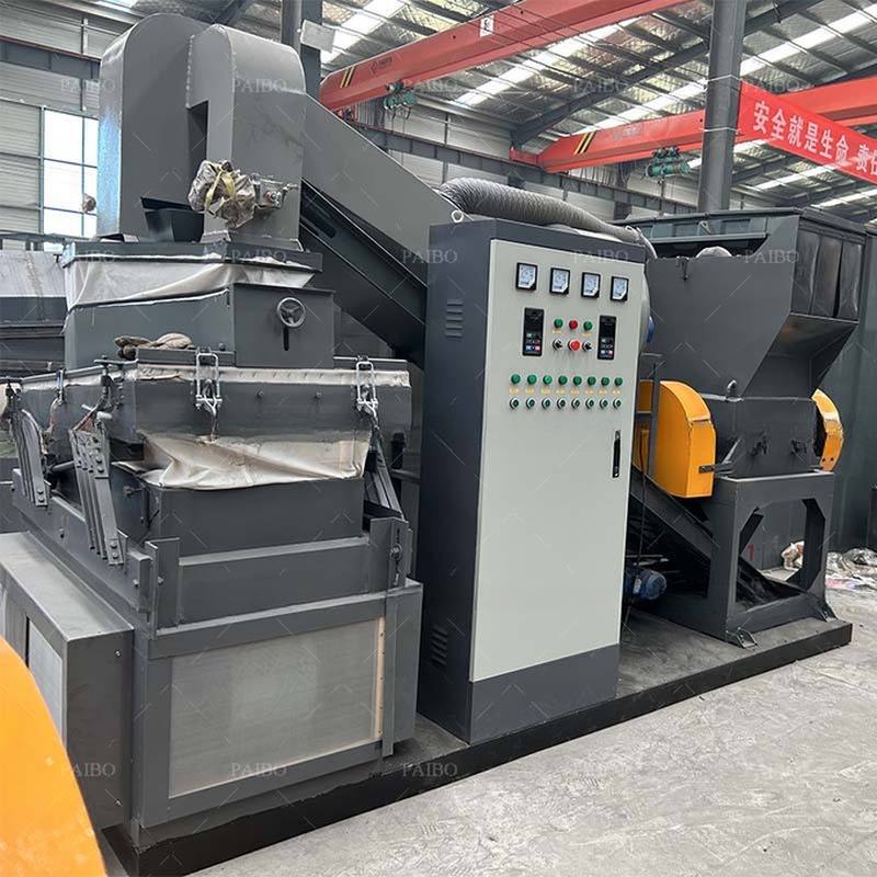 50-70kg/h Capacity Single Phase Copper Cable Granulator Recycling Separate Machine 2024