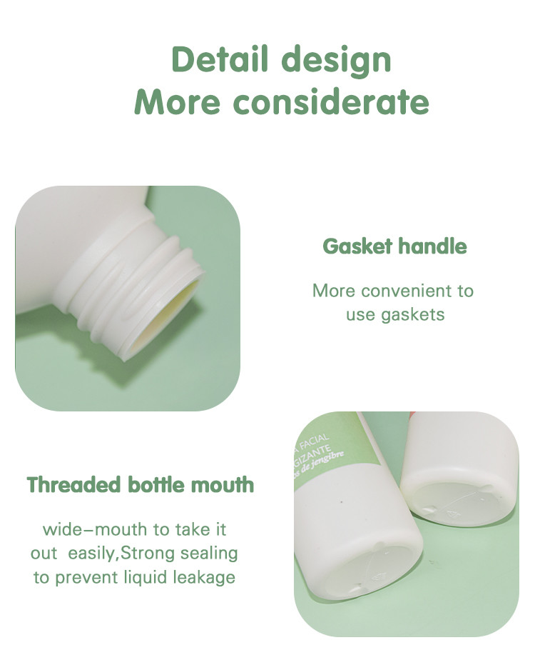 400ml Plastic PP Mono Lotion Pump Bottle PMU Inorganic Biodegradable Cosmetic Packaging