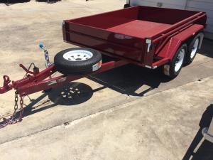 Quality Heavy Duty Industrial 10x5 Tandem Box Trailer 2000KG Wtih Rolled C / Plate Floor wholesale