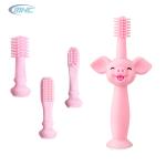 Silicone Baby Teether ，Food Grade Silicone Baby Toothbrush Infant Training
