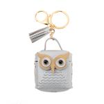 Creative Mini Bag Cute Leather Owl leather Bluetooth Earphone bag