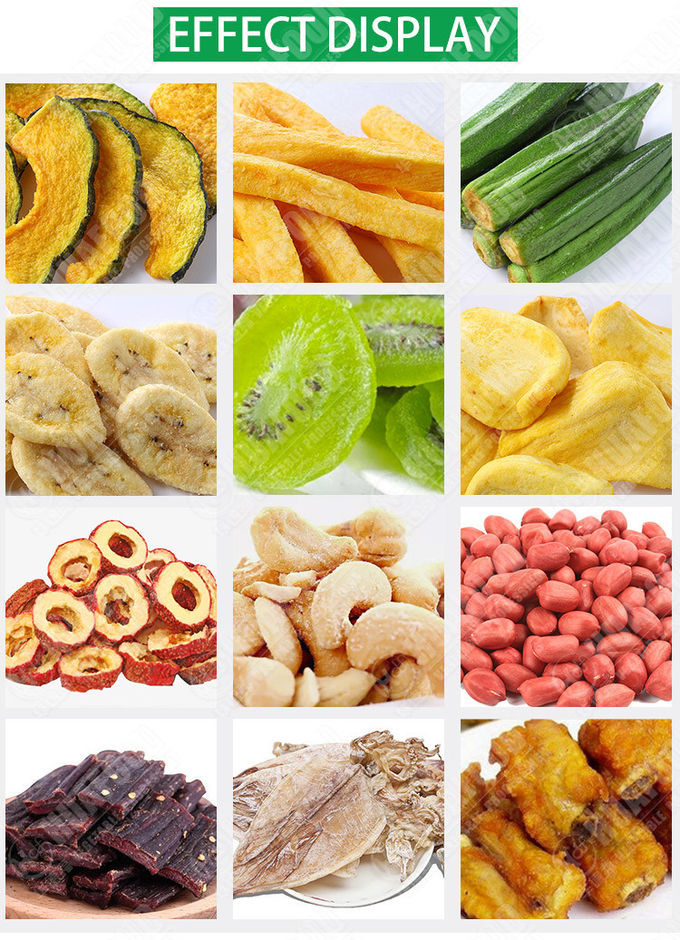 0.098Mpa Corn Thermal Oil 60kg/Time Vacuum Fryer Machine