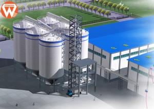 Quality Feed Pellet Plant Auxiliary Equipment Livestock Feed Silo SGS Approval wholesale