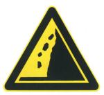 Steep slope sign