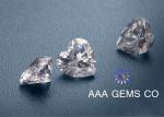 Heart Cut 9mm White Moissanite , Loose Moissanite Stones Ri 2.65 - 2.69