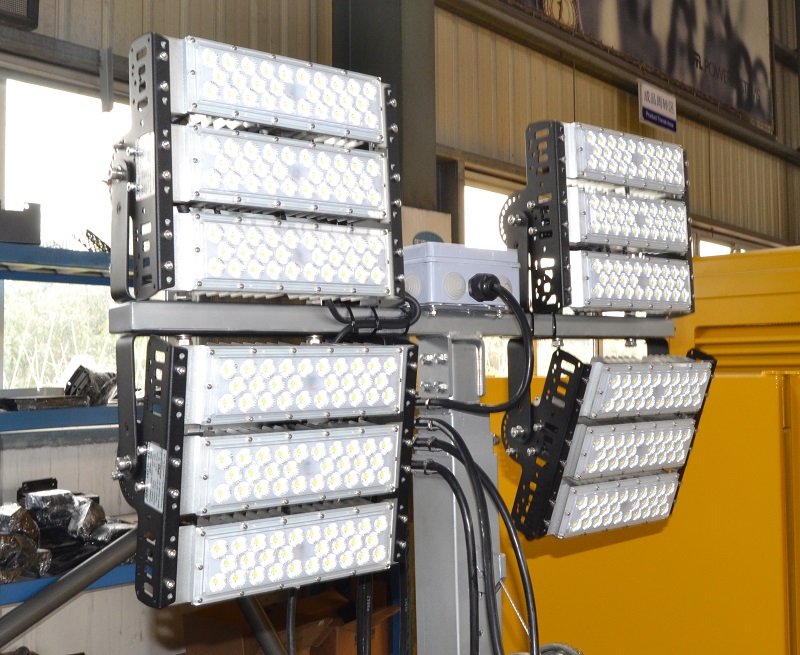 6kw Portable Light Tower Lamp Doosan 50W Obstruction Lights