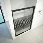 Thickness 6mm Clear Sliding Glass Shower Doors For Hotels