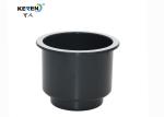 KR-S006 Black Recessed Cup Holder For Marine Boat