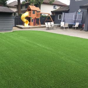 Quality Four Tone 40 MmArtificial Grass Landscaping Synthetic Natural Looking wholesale