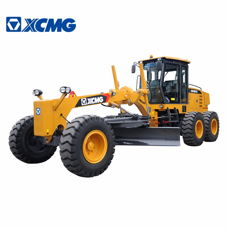 High Power Small Road Grader , Road Construction Machinery Hydraulic Controlled