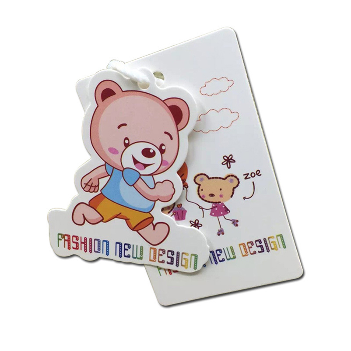 Offset printing Hang Tag Labels for t shirt clothing garment