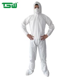 Quality Anti Virus 65gsm Microporous Film Non Woven Disposable Coverall wholesale