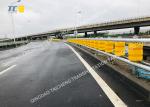 Yellow Red Highway Roller Barrier Anti Corrosion EVA/PU with Multiple Beam