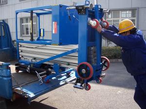Quality Mobile Elevating Working Platform , 8 Meter Working Height Hydraulic Aerial Lift wholesale