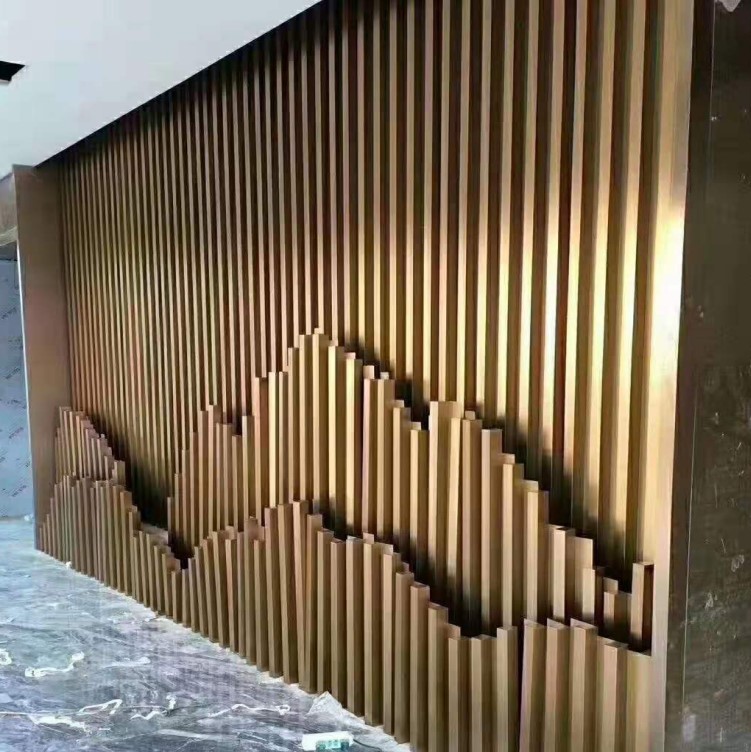 Custom Made Indoor Creative Backdrop Background Panel Stainless Steel