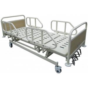Quality Hospital Manual Bed For Patient 5 Function Steel Frame Height Adjustment 460-750mm wholesale