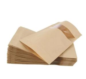 Quality custom wholesale kraft window packaging bags wholesale
