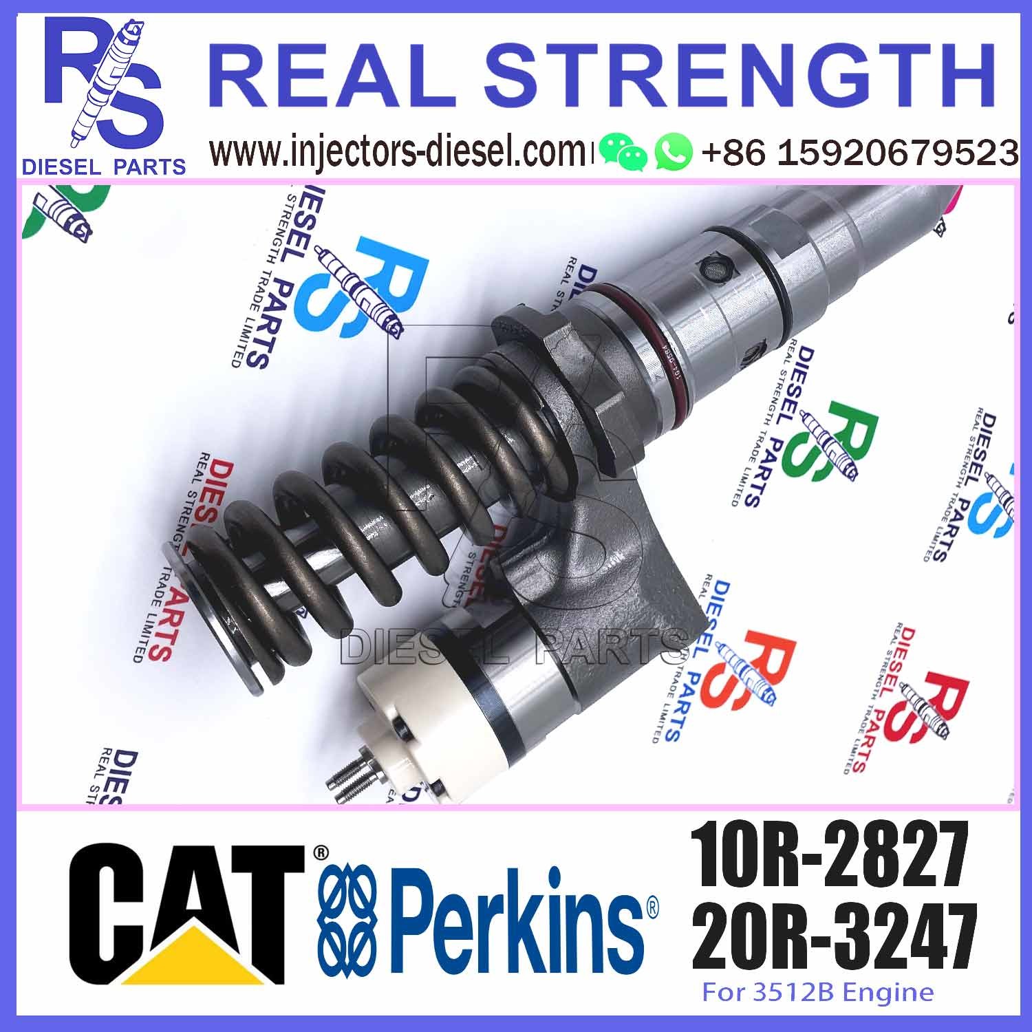 249-0746 3512B Common Rail Fuel Injector 10R-2826 10R-2827 For Caterpillar